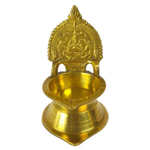 Brass Gajalakshmi Diya Small